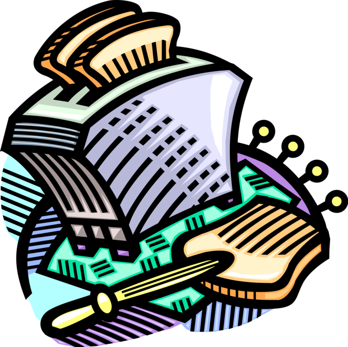 Vector Illustration Of Small Electric Kitchen Appliance Clipart (702x700), Png Download