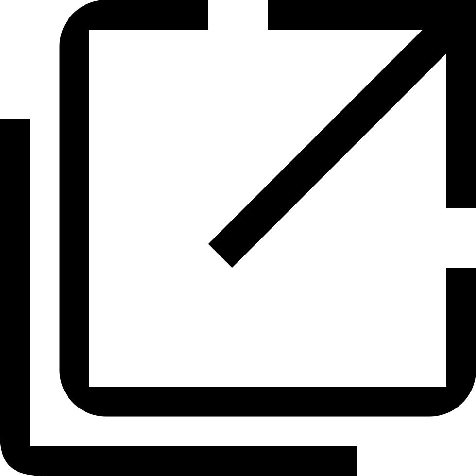 Open In New Png - Svg Open New Window Clipart (980x980), Png Download