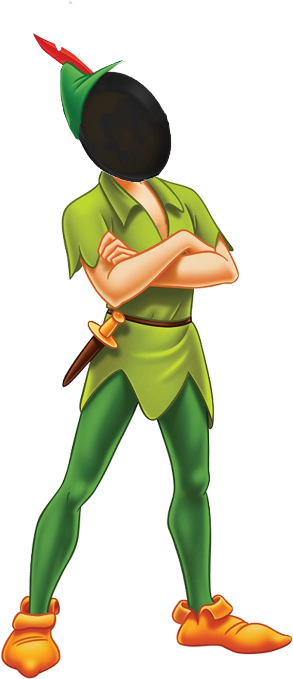 Behold, Peter Panmeme - Wendy Peter Pan Clipart (610x1403), Png Download