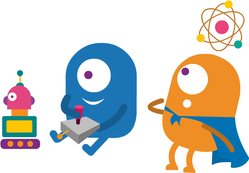 Monster-play - Cartoon Clipart (1250x639), Png Download