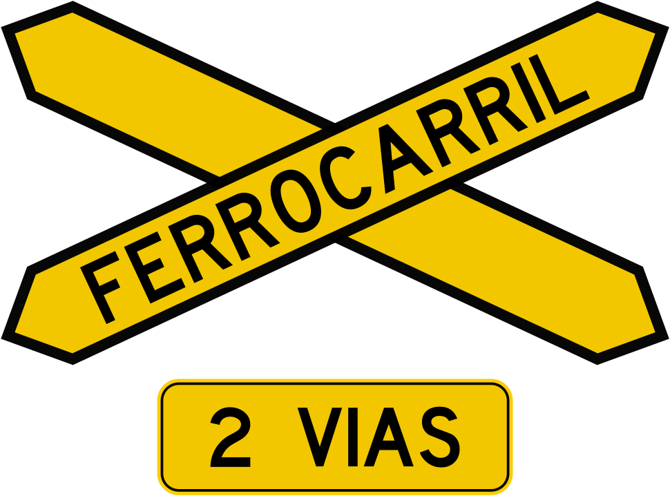 Colombia Road Sign Sp-54 - Sign Clipart (970x718), Png Download