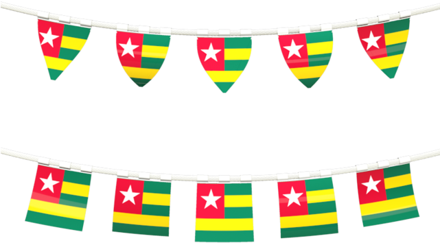 Togo Flag Transparent - Puerto Rican Flag Banner Transparent Clipart (640x480), Png Download