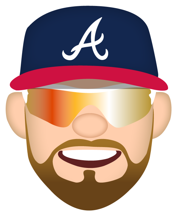 Never Miss A Moment - Atlanta Braves Logo Black Clipart (594x724), Png Download