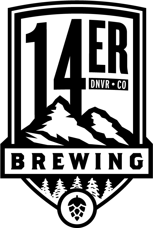 Logo-14er Bw - 14er Brewing Logo Png Clipart (1920x1080), Png Download