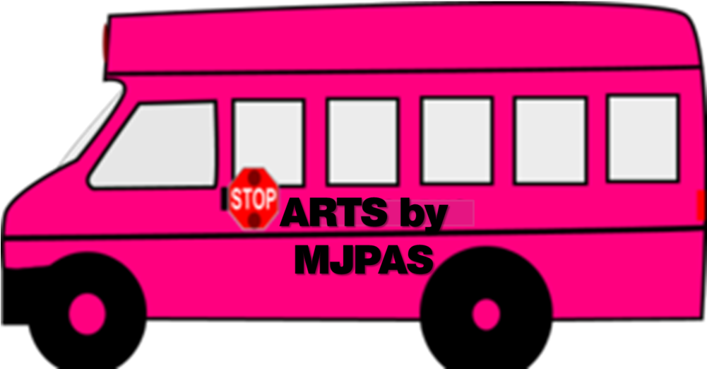 Pink Bus - Blue School Bus Clipart - Png Download (1000x574), Png Download