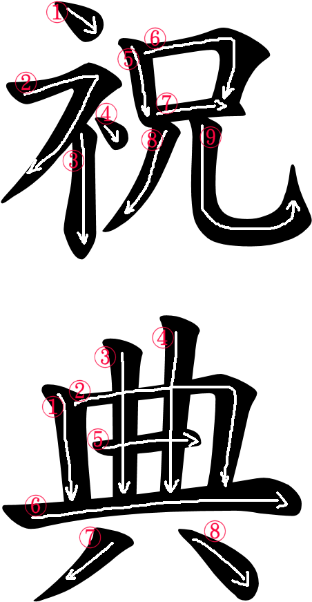 Japanese Word For Celebration - 御 Clipart (500x966), Png Download