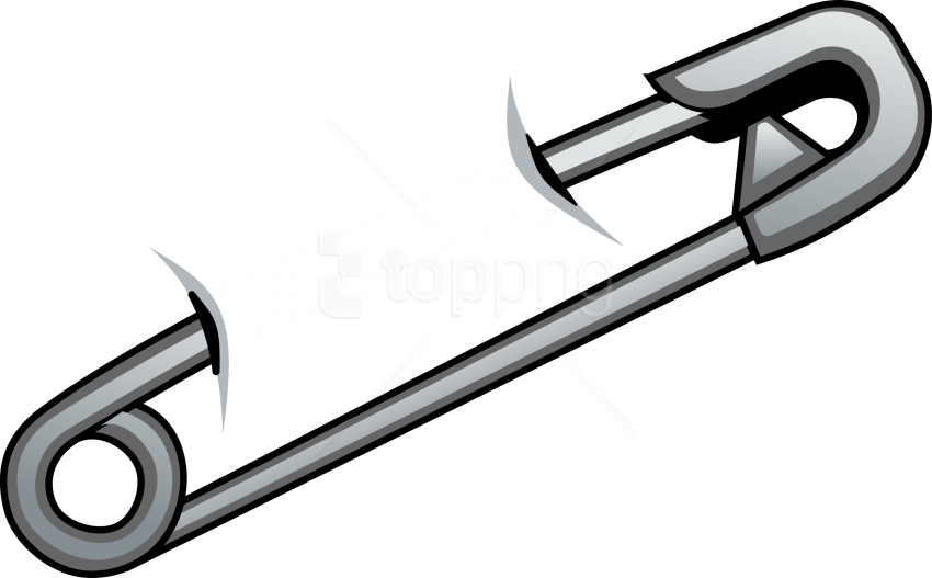 Free Png Download Cyberscooty Safety Pin's Clipart - Pin Png Transparent Png (850x527), Png Download