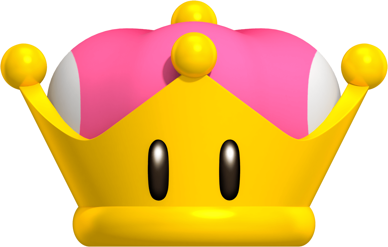 Super Mario Bros Crown - New Super Mario Bros U Deluxe Crown Clipart (1294x826), Png Download