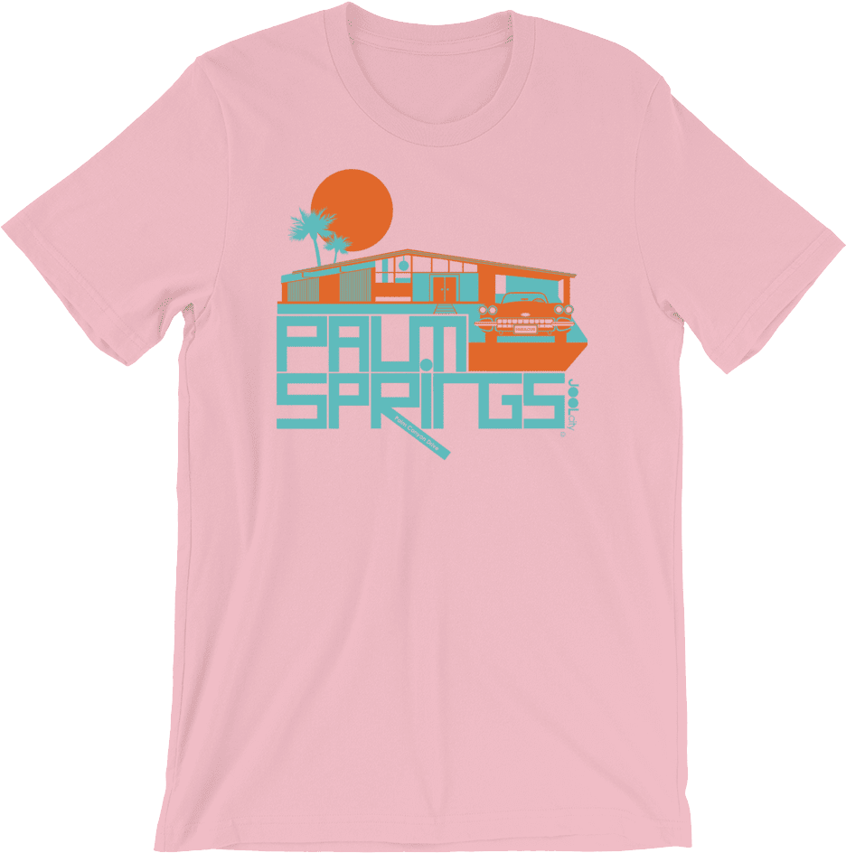 Palm Springs Glam Ranch Short Sleeve Unisex T Shirt - Shirt Clipart (1000x1000), Png Download