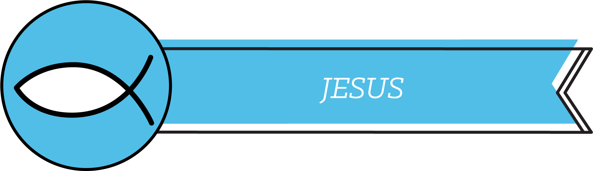 Jesus Concept - Majorelle Blue Clipart (1987x576), Png Download