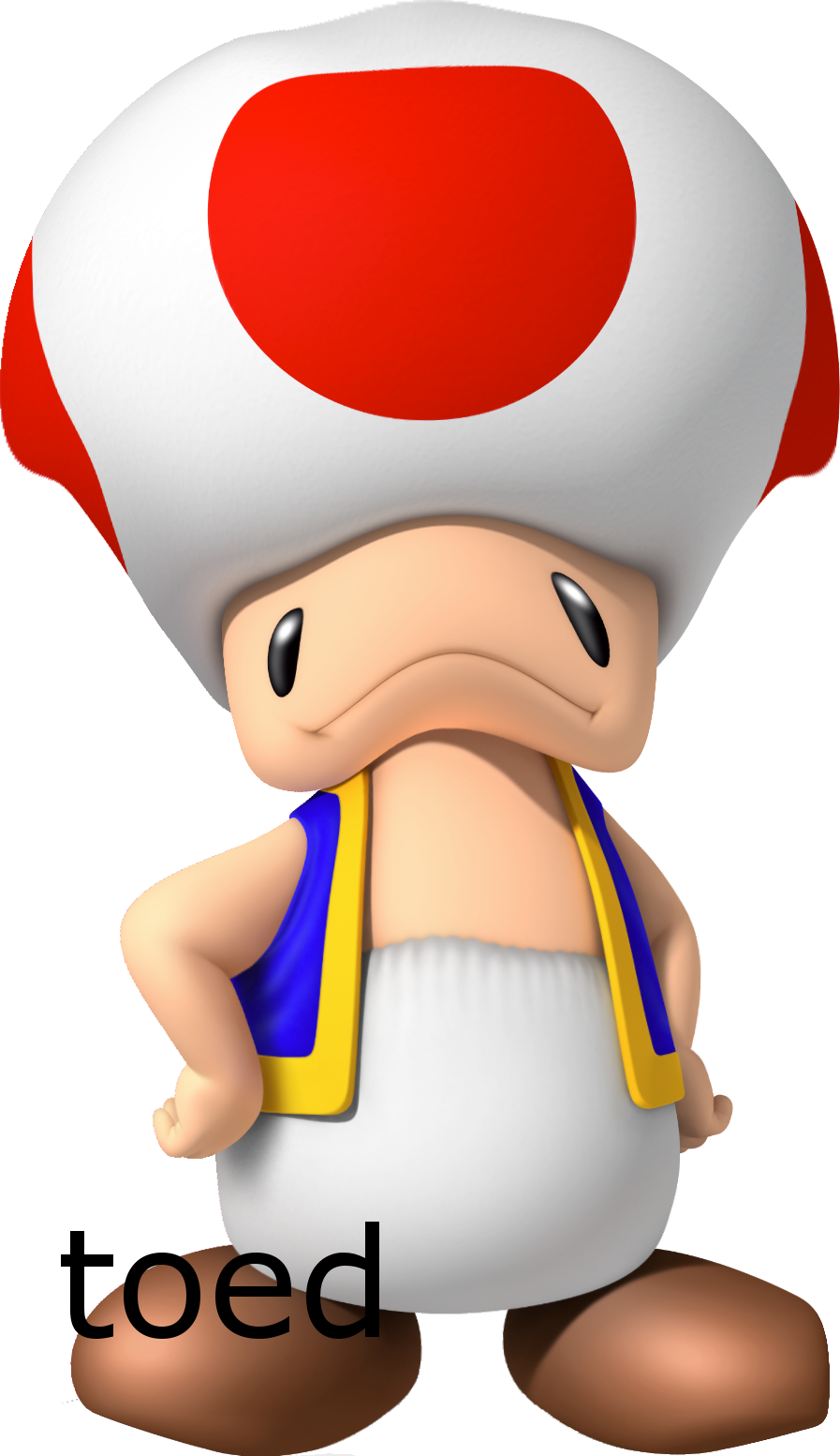 Mario Super Mario Toad Video Games Gaming - Mario Characters Toad Clipart (897x1553), Png Download