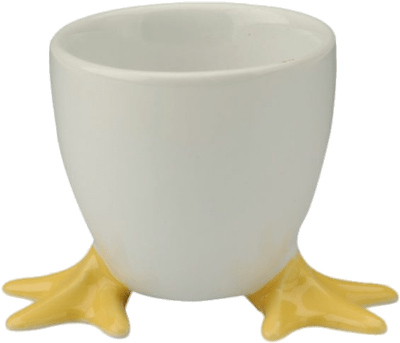 Egg Cup With Chicken Feet - Duck Feet Egg Cups Clipart (600x600), Png Download