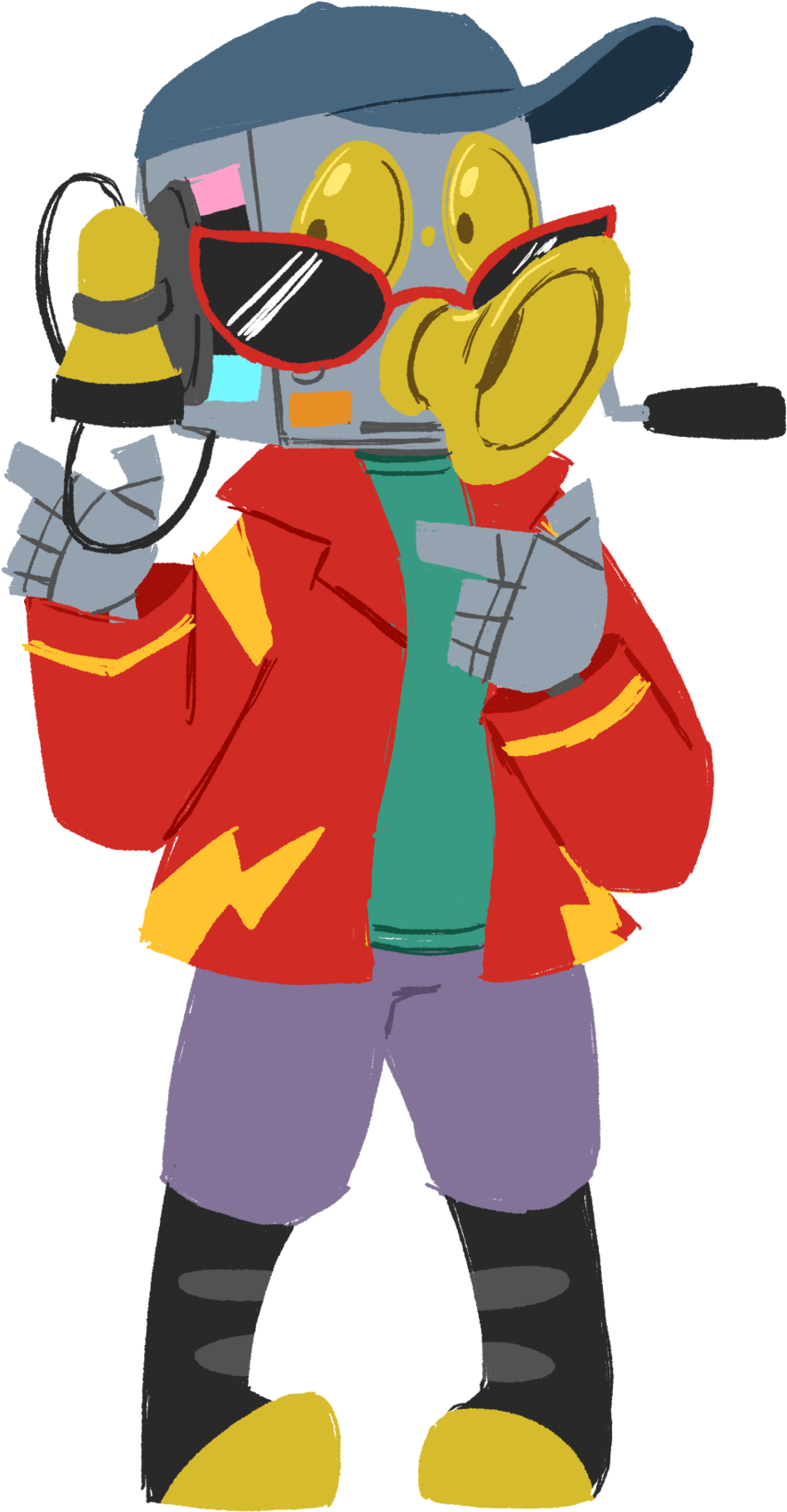 Telephone, Why Are You Dressed Like That - Cartoon Clipart (1280x1771), Png Download