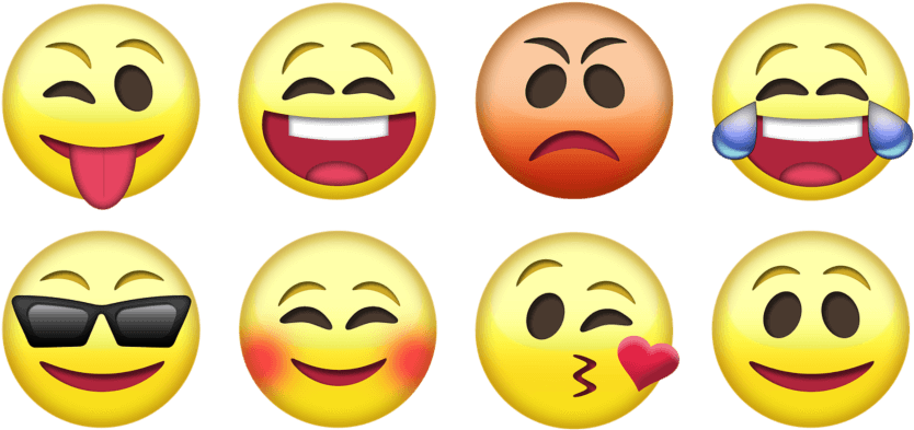 Emojis - Huawei Emojis Clipart (900x399), Png Download