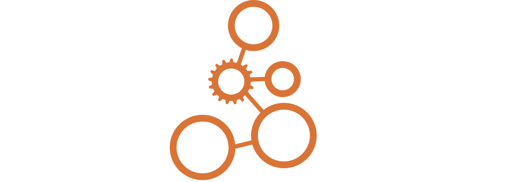 Bts Logo White With Orange - Circle Clipart (1024x369), Png Download