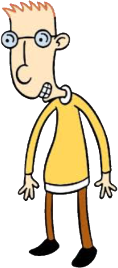 Original Series - Hey Arnold Drooling Guy Clipart (416x889), Png Download