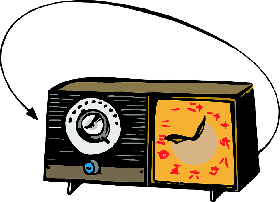 Clipart Of Radios, 1920 Radio And Antique Radio - Png Download (960x692), Png Download