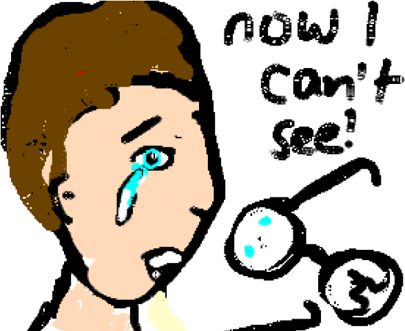 Spectacles Clipart Broken - Cartoon - Png Download (640x480), Png Download