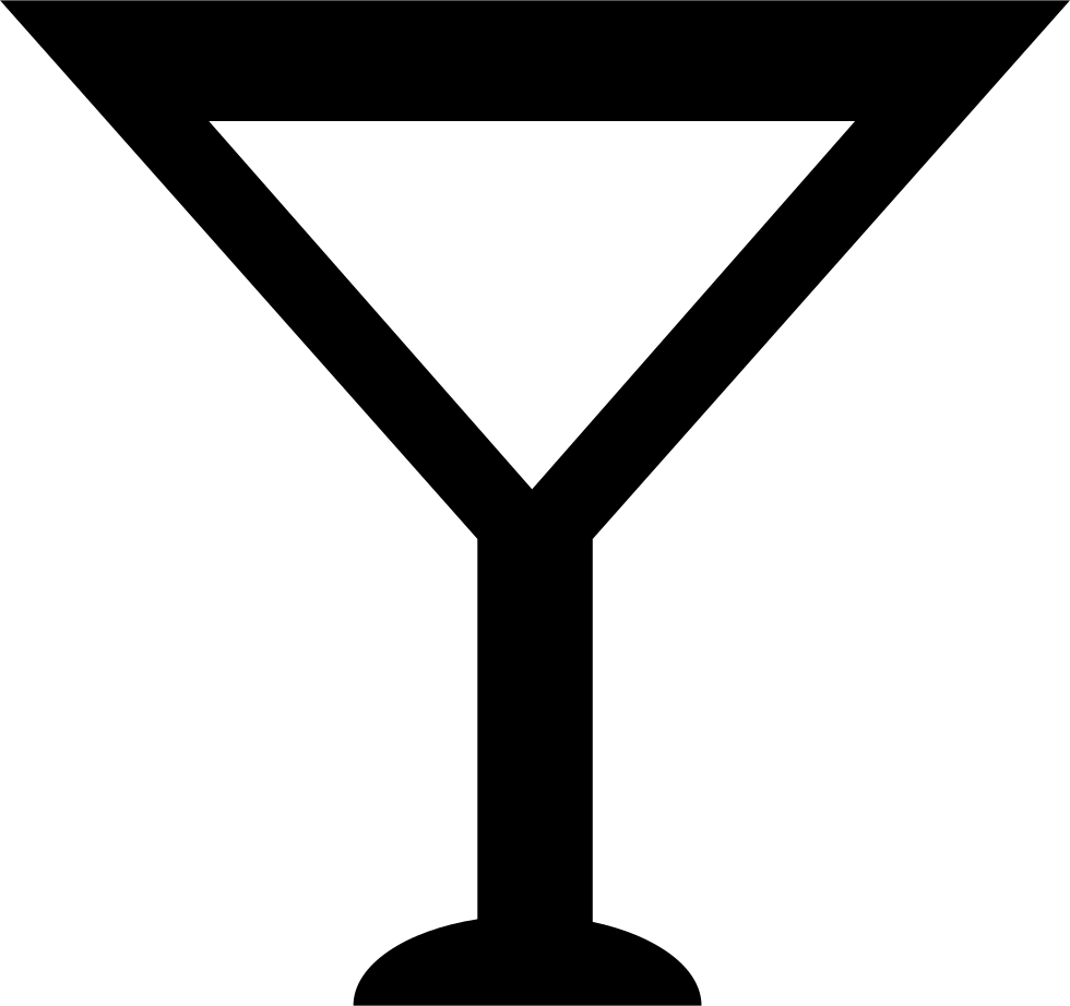 Drink Cocktail Glass Side View Comments - Drink Clipart (980x922), Png Download