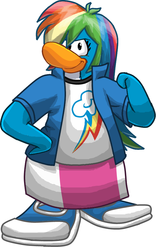 Png - Club Penguin No Background Clipart (546x863), Png Download