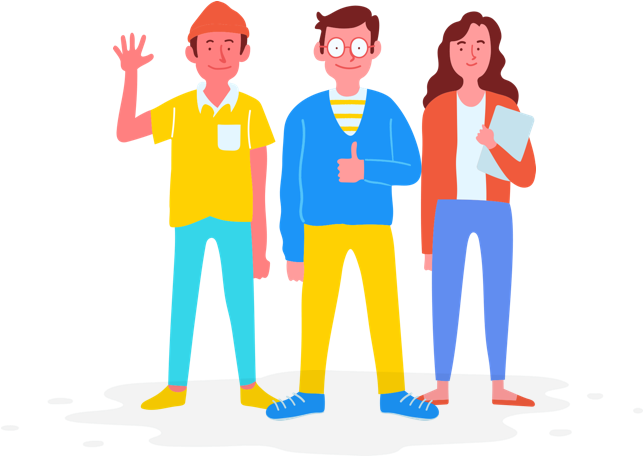 Ai Assistants Waving - Illustration Clipart (642x480), Png Download