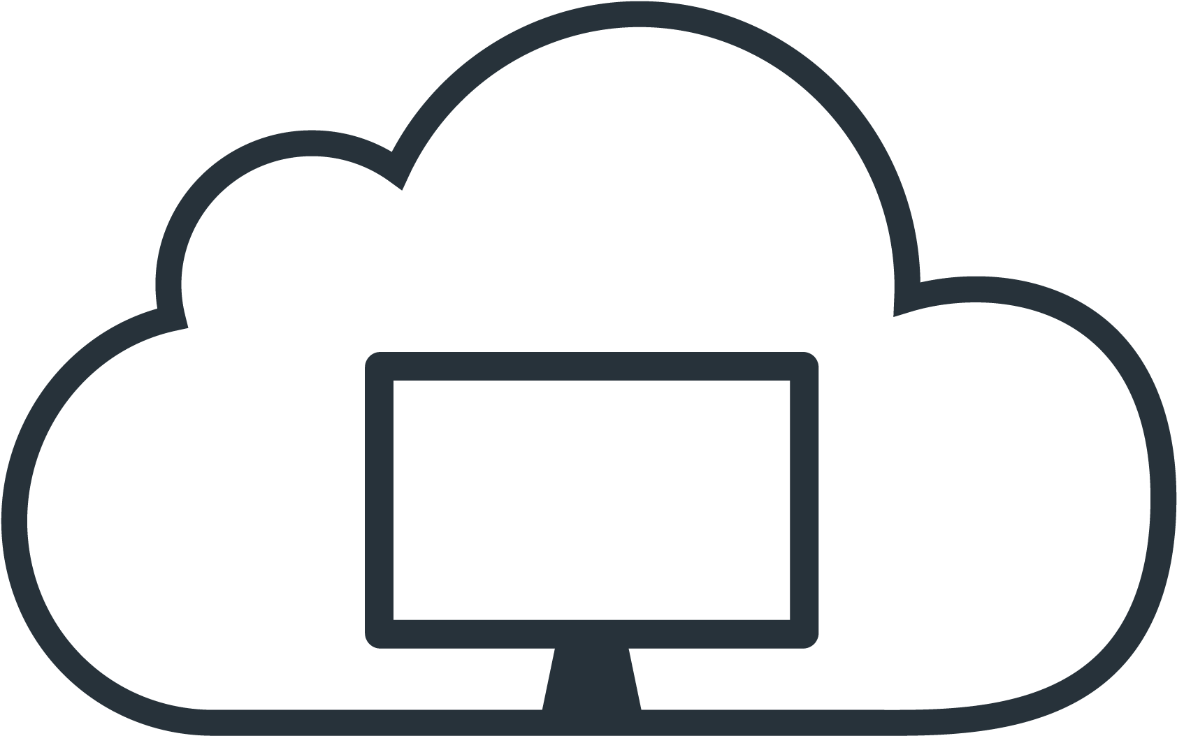 Cloud Web Hosting - Line Art Clipart (2094x2094), Png Download