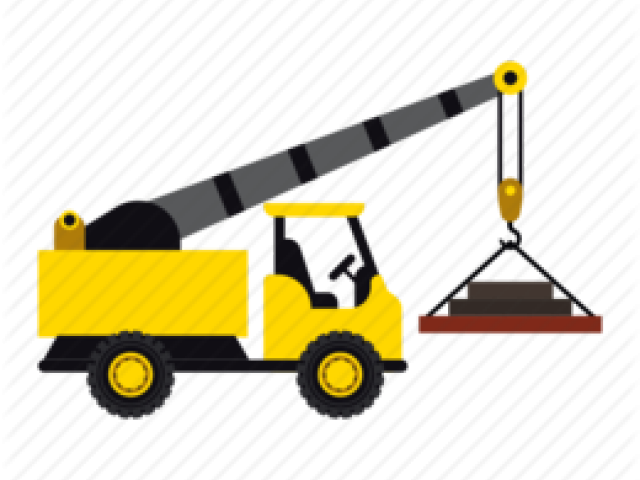 Crane Clipart Work Vehicle - Dumper Truck Icons - Png Download (640x480), Png Download