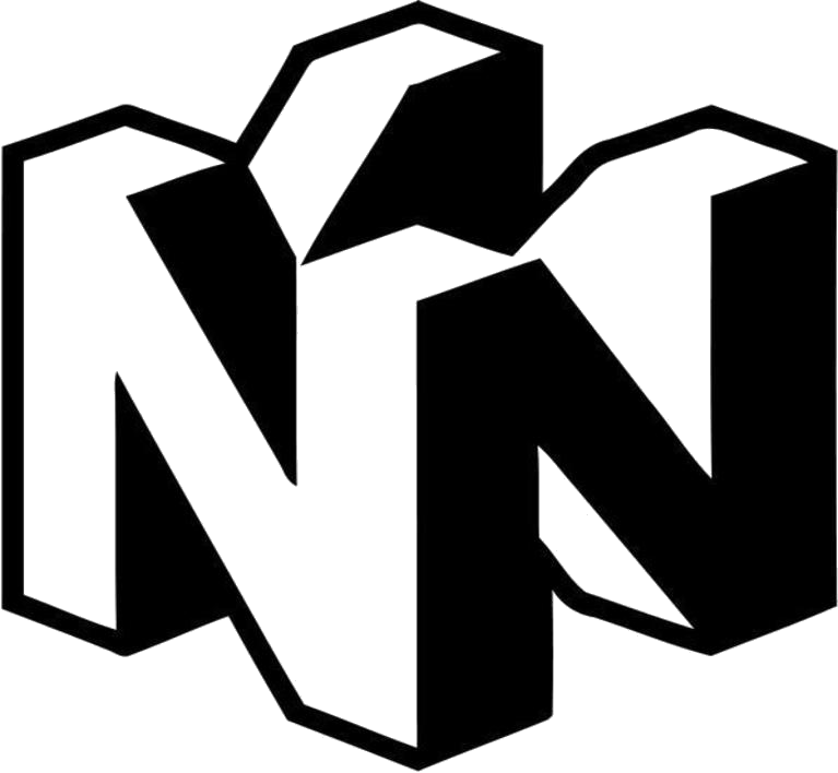 Nedstore Terminals - N64 Black And White Logo Clipart (767x708), Png Download