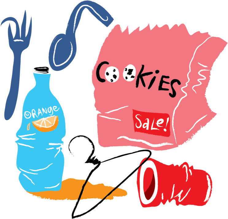 Garbage@3x Clipart (1000x810), Png Download