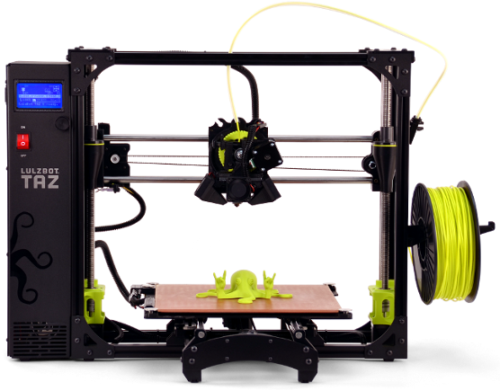 Lulzbot Taz - Lulzbot Taz 6 Clipart (599x520), Png Download