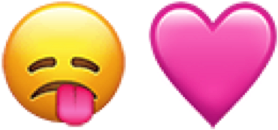 #emoji #heart #love #adorable #art #tumblr #stickers - Smiley Clipart (1024x1024), Png Download