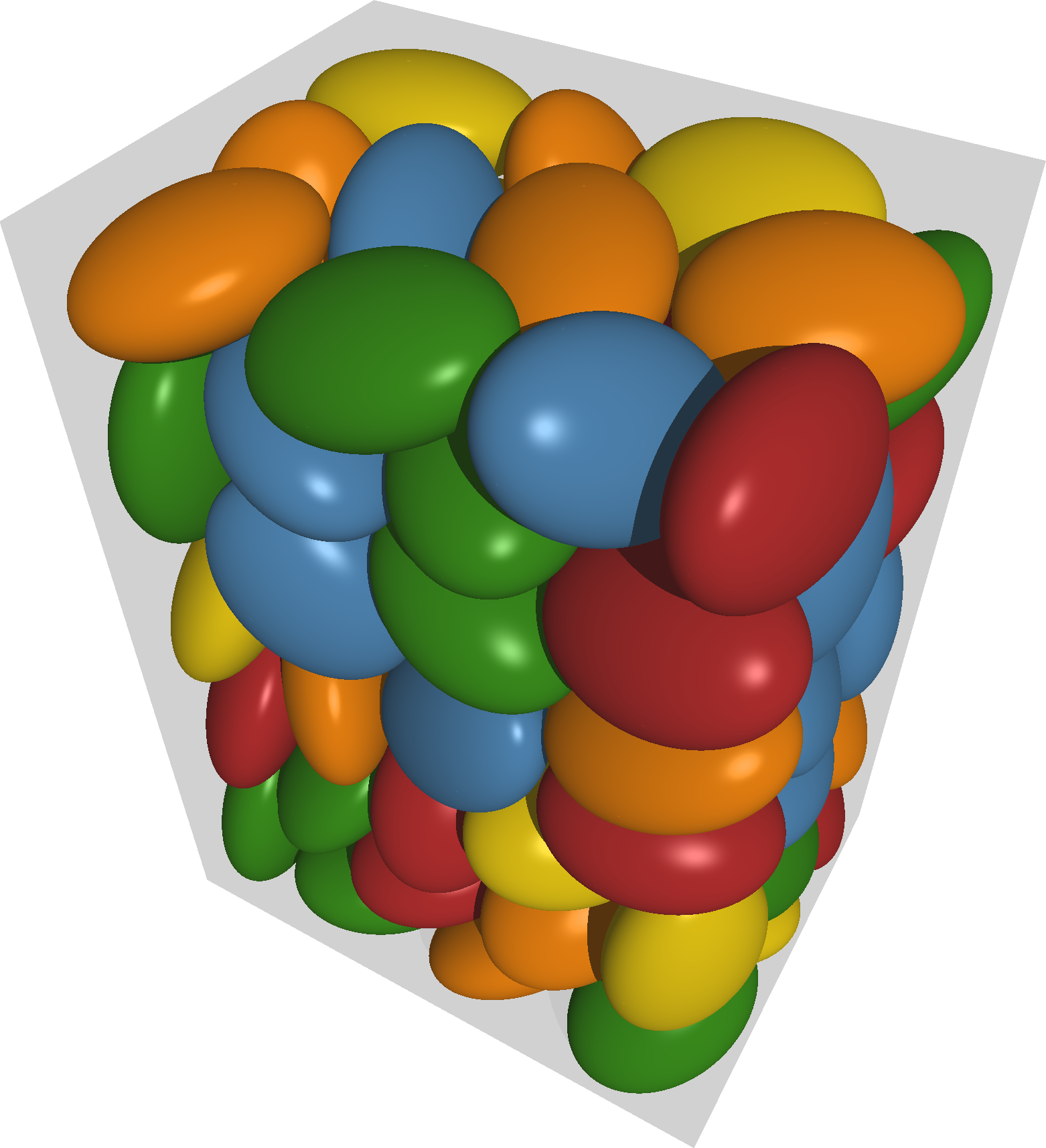 100 Ellipsoids Within A Sphere - Illustration Clipart (1562x1714), Png Download