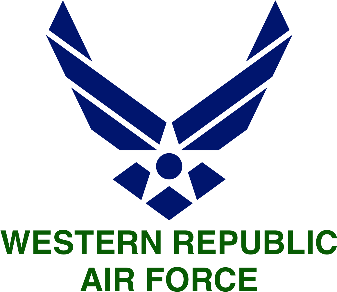 The Logo Of The Western Republic Air Force - Air Force Symbol Clipart (1177x1027), Png Download