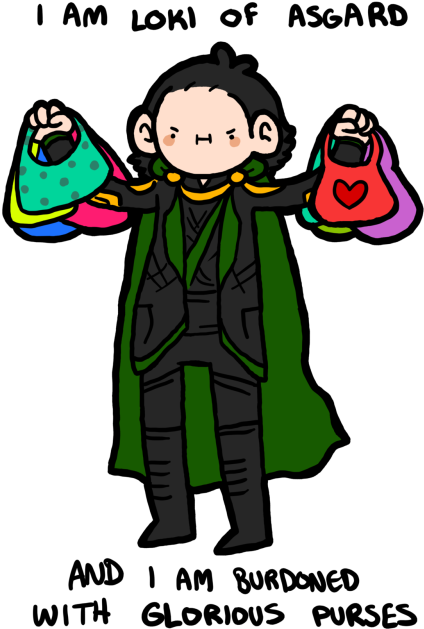 The Avengers Loki Avengers Loki Laufeyson I'll Add - Loki Of Asgard Burdened With Glorious Purses Clipart (500x667), Png Download