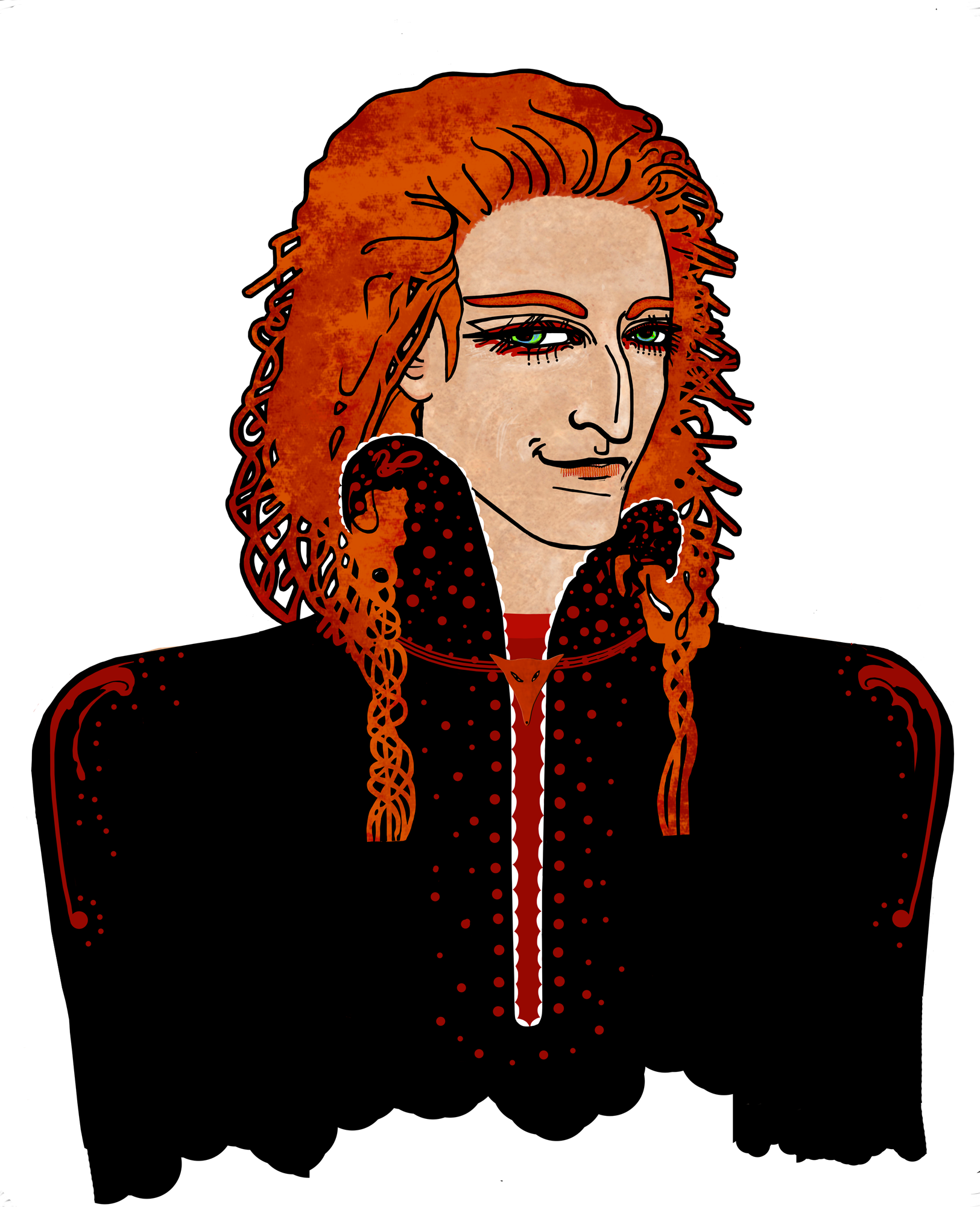 Half Fool Moon - Illustration Clipart (1625x2000), Png Download