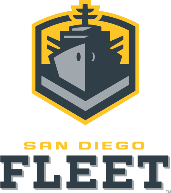 San Diego Fleet Color Codes - San Diego Fleet Aaf Clipart (767x669), Png Download