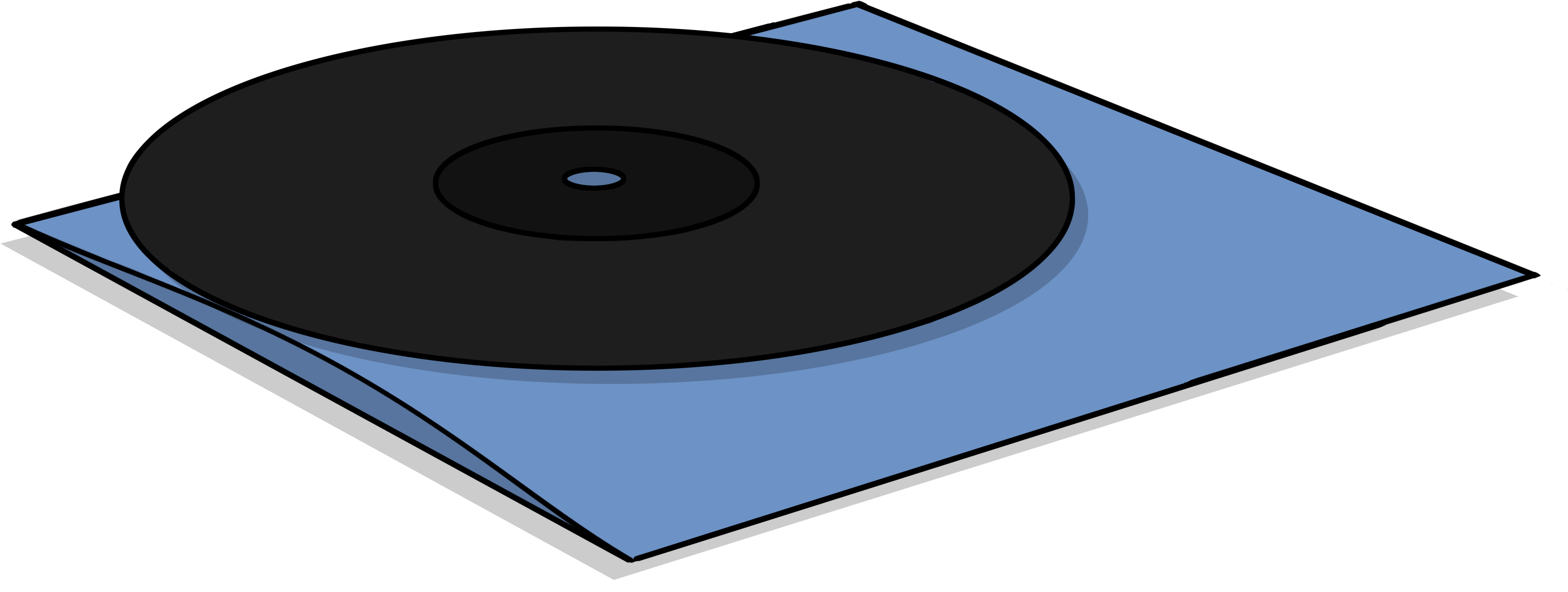 Flux Pavillion Record Sleeve 2 Illustration - Circle Clipart (3118x1211), Png Download