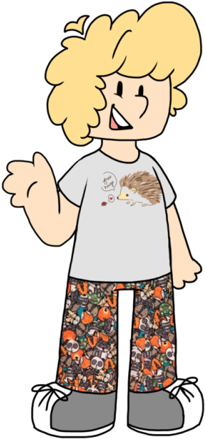 Good Bc I Like My Current Outfit - Cartoon Clipart (500x634), Png Download