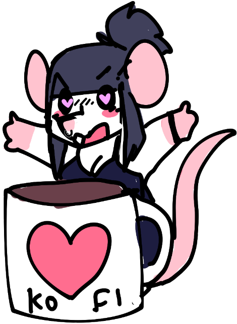 Support Your Local Sewer Rat Clipart (556x657), Png Download