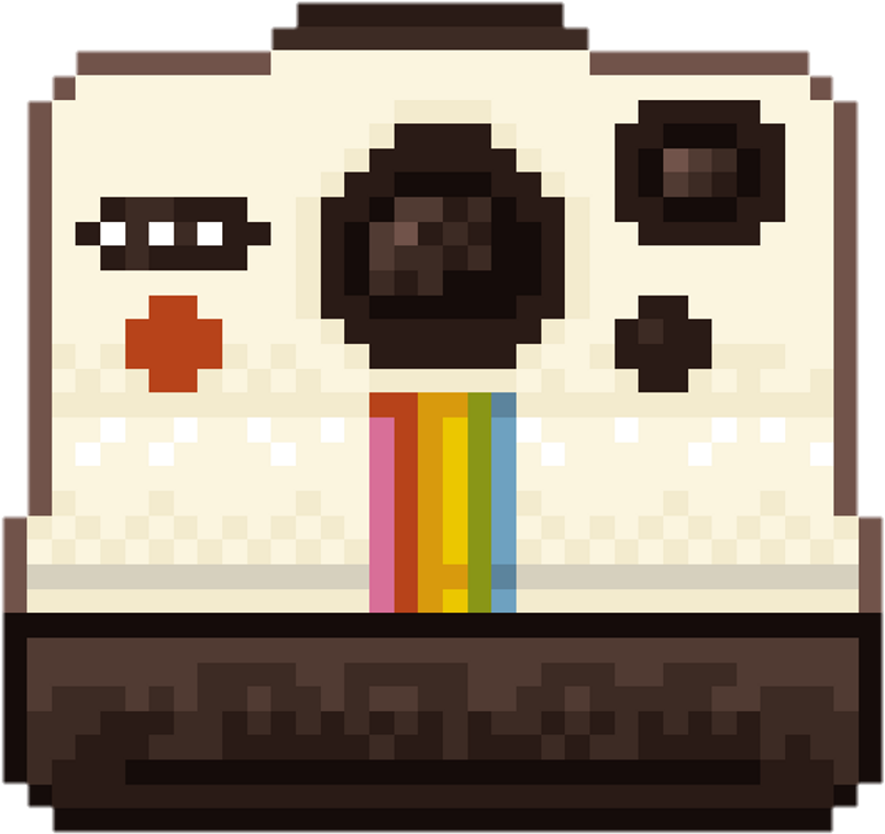 #polaroid #polaroidcamera #camera #pixel #art #pixelart - 8 Bit Speech Bubble Png Clipart (1024x936), Png Download