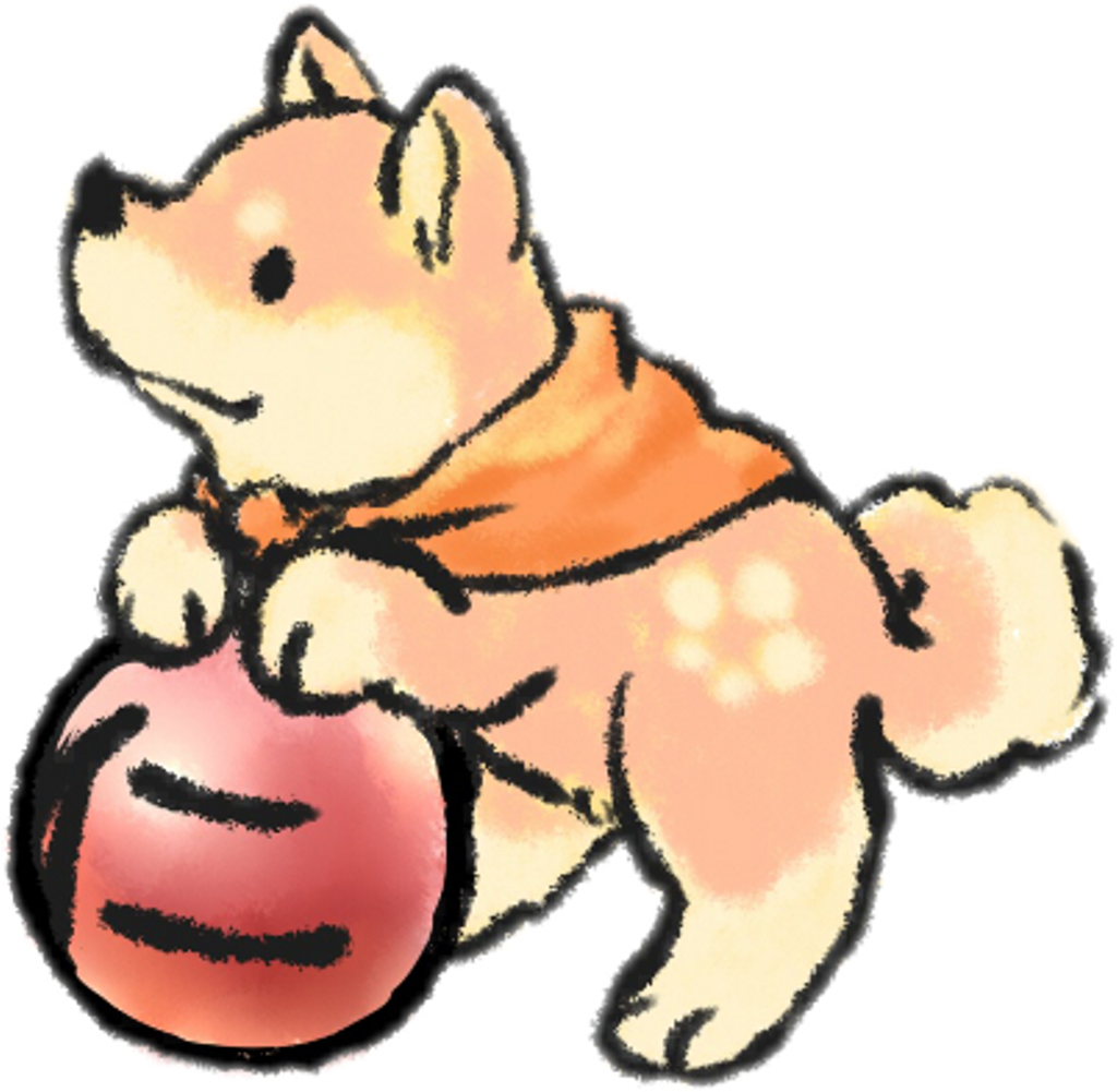 Okami Sticker - Cute Shiba Inu Anime Clipart (1024x1001), Png Download