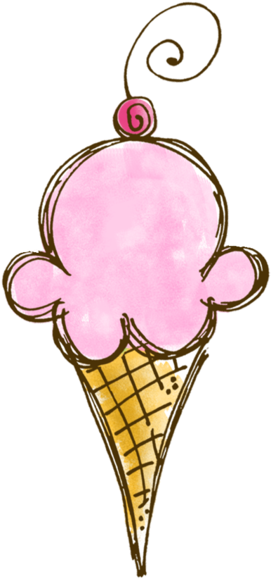 ○••°‿✿⁀ice Cream‿✿⁀°••○ - Ice Cream Cone Clipart (602x900), Png Download