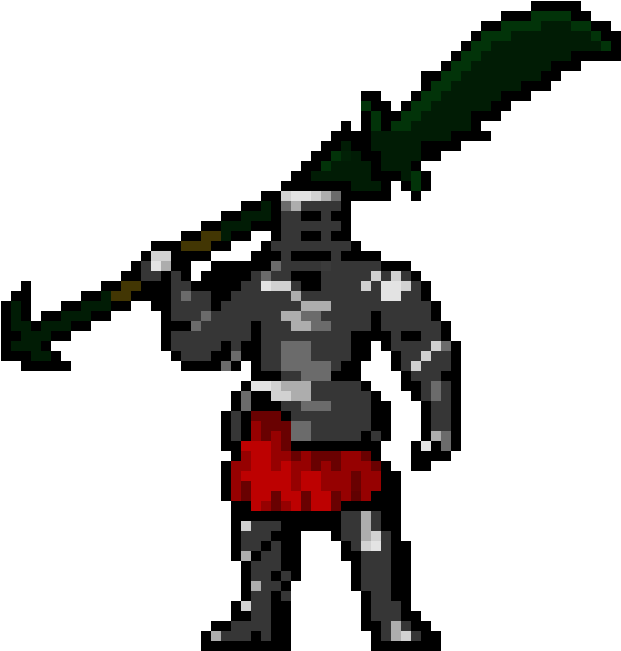 Iron Knight Idle - Cartoon Clipart (640x710), Png Download