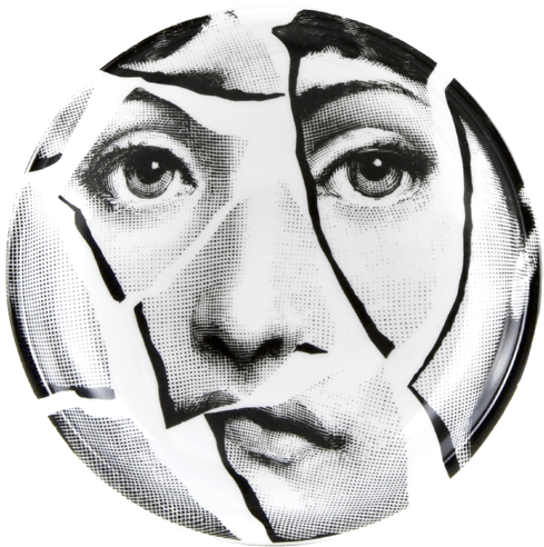 Round Ashtray Tema E Variazioni N 2 Fornasetti Plates Clipart Full Size Clipart 3923863 Pinclipart