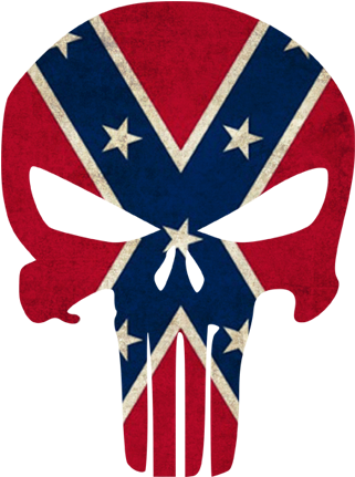 Confederate - Punisher Clipart (1200x1200), Png Download