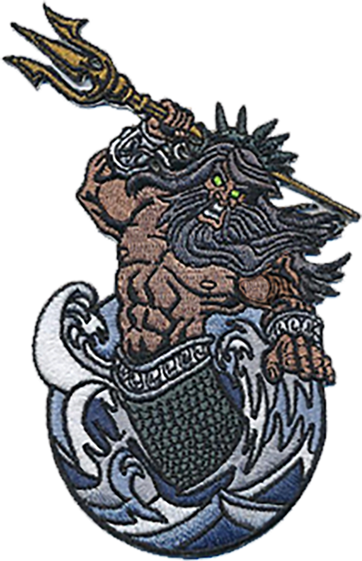 Greek God Poseidon - Illustration Clipart (2000x2000), Png Download