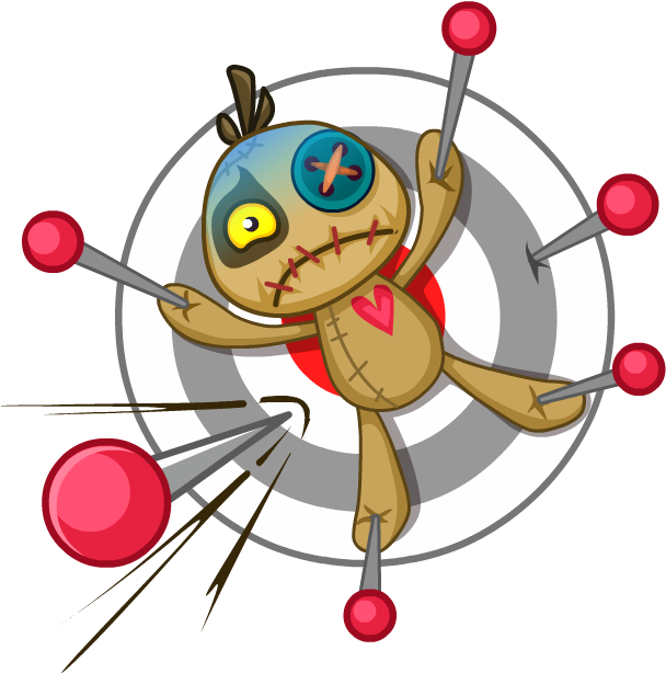 Voodoo Doll Chumbo Messages Sticker-6 - Voodoo Doll Chumbo Clipart (618x618), Png Download