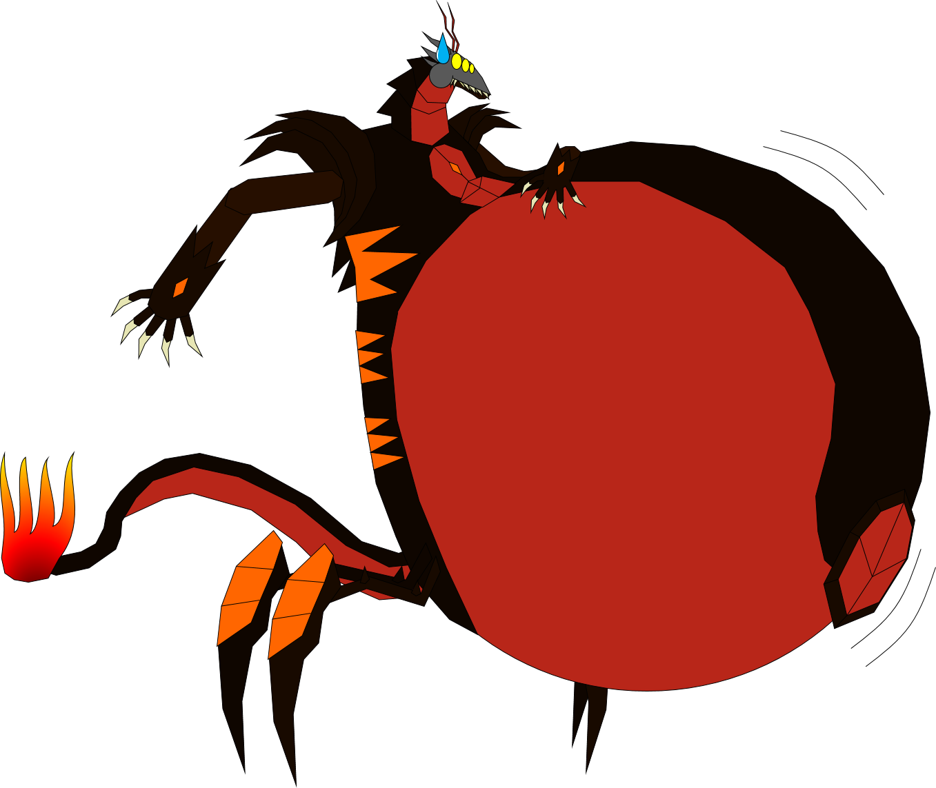 Spike Razenoid - Illustration Clipart (1357x1143), Png Download