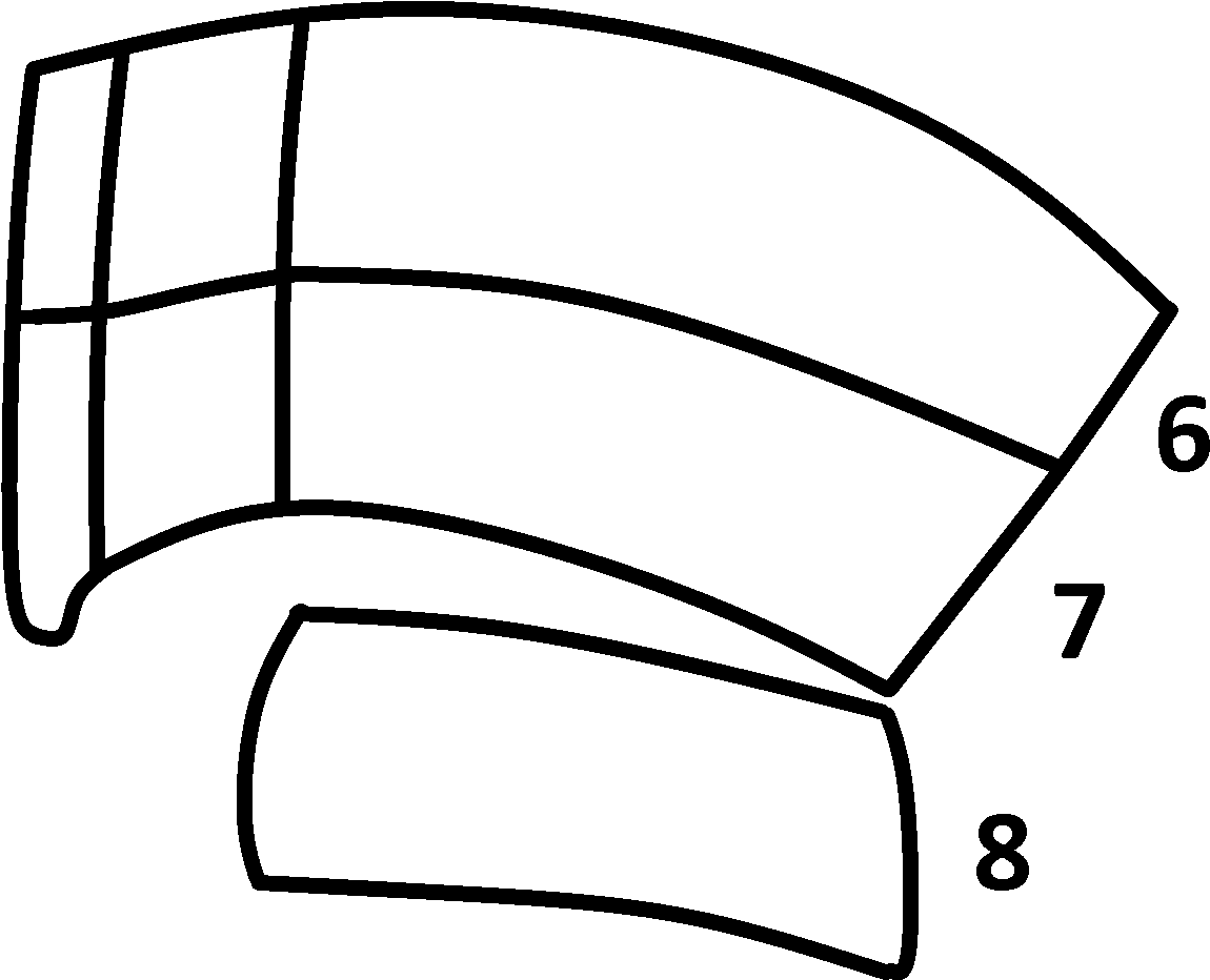 Unionopterus Anastasiae Opisthomal Segments Clipart (1296x1020), Png Download