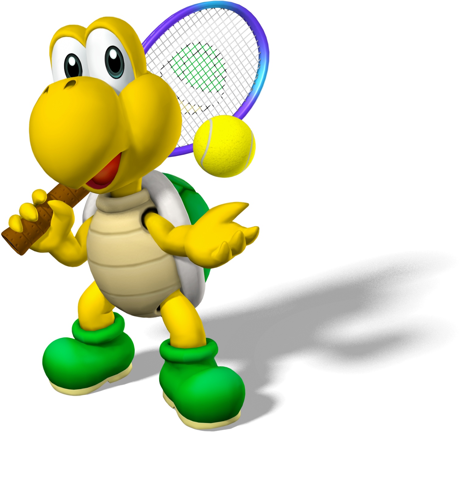 Mario Tennis Extreme Ball - Mario Tennis Aces Koopa Troopa Clipart (2000x2000), Png Download